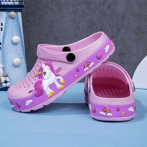 Toddler Boys Girls Buckle Sandals Comfort Close Toe Sandal,Slipper for Kid with Adjustable Heel strap in Kuwait