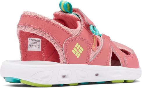Columbia Youth Techsun Wave Sandal, Wild Salmon/Voltage, 11 in Saudi Arabia