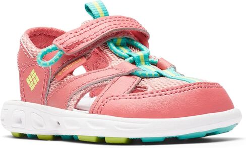 Columbia Youth Techsun Wave Sandal, Wild Salmon/Voltage, 11 in Saudi Arabia