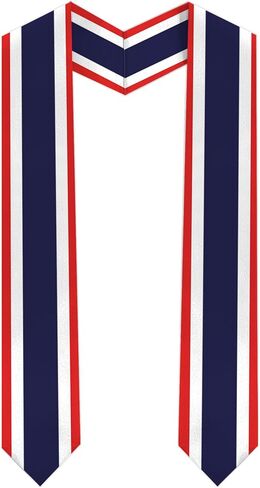 National Flag Graduation Stole Graduation Sash Scarf Graduation Gift for Study Aboard International Students in Saudi Arabia
