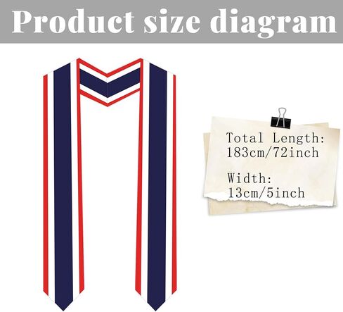 National Flag Graduation Stole Graduation Sash Scarf Graduation Gift for Study Aboard International Students in Saudi Arabia