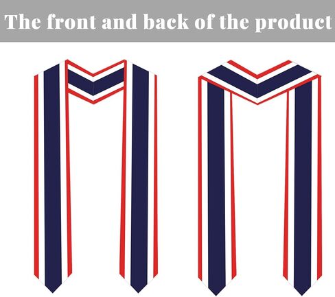 National Flag Graduation Stole Graduation Sash Scarf Graduation Gift for Study Aboard International Students in Saudi Arabia
