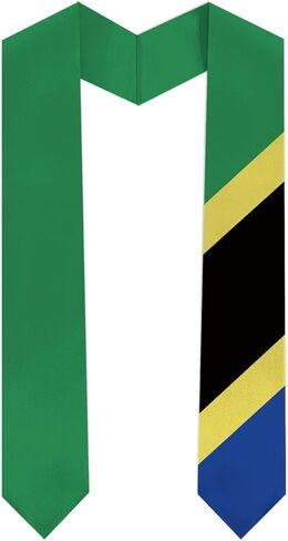 National Flag Graduation Stole Graduation Sash Scarf Graduation Gift for Study Aboard International Students in Saudi Arabia
