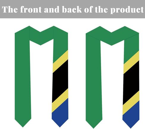 National Flag Graduation Stole Graduation Sash Scarf Graduation Gift for Study Aboard International Students in Saudi Arabia