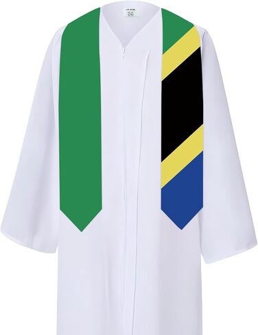 National Flag Graduation Stole Graduation Sash Scarf Graduation Gift for Study Aboard International Students in Saudi Arabia