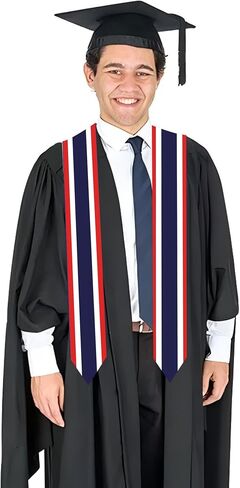 National Flag Graduation Stole Graduation Sash Scarf Graduation Gift for Study Aboard International Students in Saudi Arabia