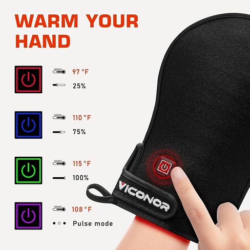 Red Light Therapy Device for Hands, Infrared-Light-Therapy-Gloves Finger Wrist, Led Near Infrared Carpal Tunnel in Kuwait