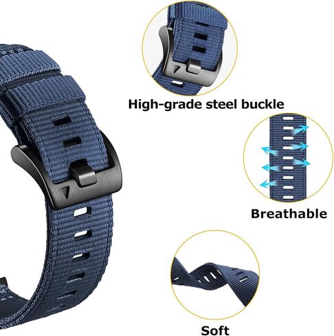فرقة ساعة نايلون على الطراز العسكري متوافق مع Casio G-Shock DW-5600/8900 ، GA-100/GW-B5600/GB-5600/GW-6900 ، حزام مراقبة نايلون من نايلون ، نايلون ، النايلون ، شريط بديل ناعم للغاية لـ DW-5600/GA-100 in Kuwait