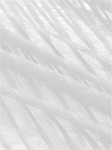 تي شيرت SHENHE نسائي مخطط شفاف من خلال شبكة برقبة دائرية وأكمام قصيرة وشفاف وجذاب in Kuwait