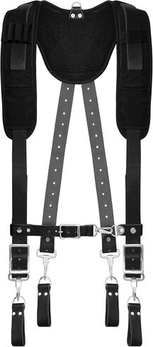 FUERI Tool Belt Suspenders for Men Heavy Duty Bags Construction Carpenter Tools Electricians Framers in Kuwait