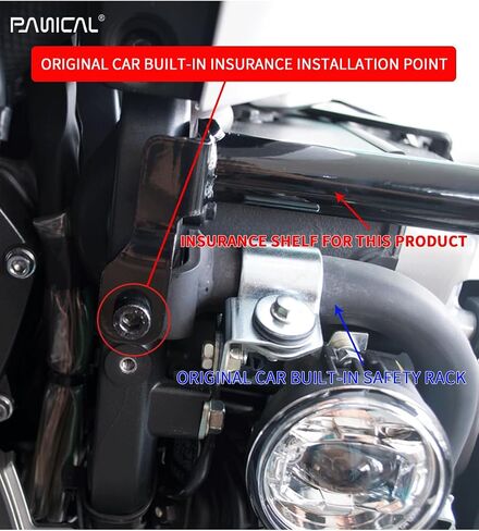 Panical Motorcycle for Honda GoldWing 2018-2025 GL1800 F6B GL1800B Dct Tour Gold Wing Engine Guard Bumper Frame Protection Bar (2018-2025 Black) in Saudi Arabia