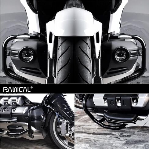 Panical Motorcycle for Honda GoldWing 2018-2025 GL1800 F6B GL1800B Dct Tour Gold Wing Engine Guard Bumper Frame Protection Bar (2018-2025 Black) in Saudi Arabia