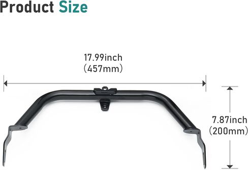 Mokitdora Road Glide Glide Fairing Bar Bar Bracket for Harley 2015-2022 Road Glide Limited Ultra Fltrx fltrxs fltru fltruse ، Black in Kuwait