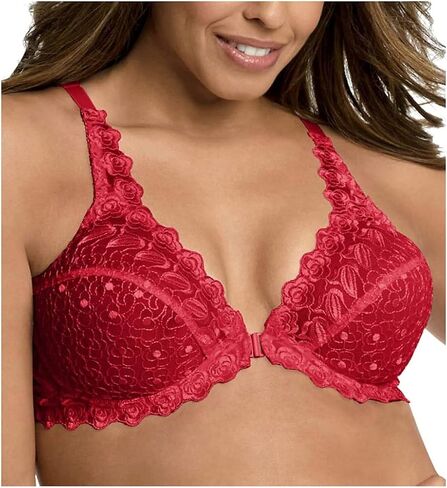 Valmont Women's Front Close Sexy and Lacey Cup Comfy Underwire Bra in Saudi Arabia