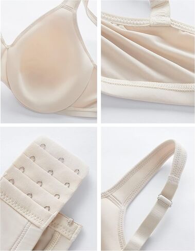 Ailivin underwire limitizer figure figure figure bras سلس تغطية كاملة سلسا غير مبالين برا in Kuwait