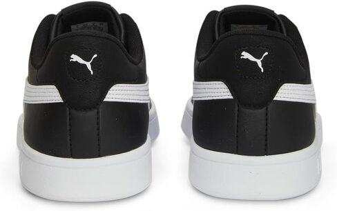 PUMA Mens Smash 3.0 Leather Sneaker, PUMA Mens White-PUMA Mens Black-PUMA Mens Gold-Frosted Ivory, 9 in Kuwait