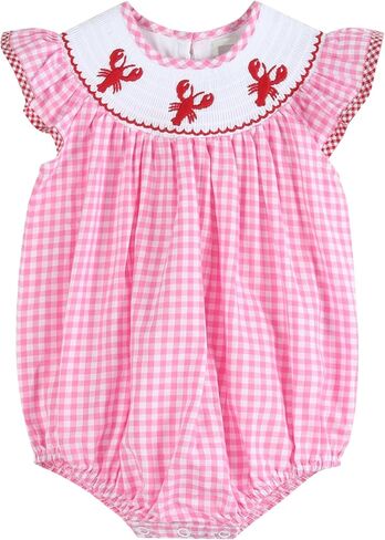 Girls Baby and Toddler Smocked Romper in Kuwait