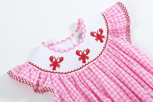 Girls Baby and Toddler Smocked Romper in Kuwait
