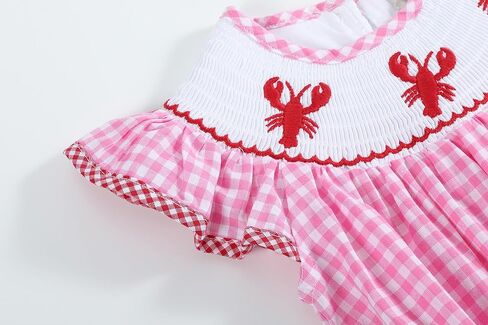 Girls Baby and Toddler Smocked Romper in Kuwait