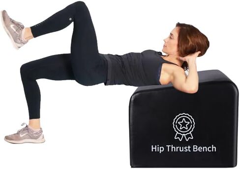 UKIA Multi-Functional Hip & Glute Training Bench - Hip Thrust Bench Machine - Booty Sprout, Step Ups, Push-ups, Box Squats and Weightlifting for Total Body Workout Equipment. in Saudi Arabia