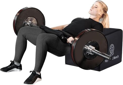 UKIA Multi-Functional Hip & Glute Training Bench - Hip Thrust Bench Machine - Booty Sprout, Step Ups, Push-ups, Box Squats and Weightlifting for Total Body Workout Equipment. in Saudi Arabia