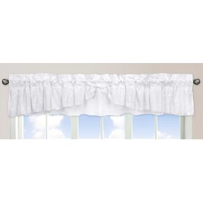 Sweet Jojo Designs Window Valance - White Eyelet