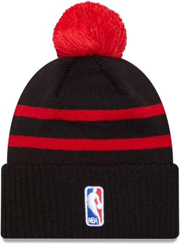 New Era NE23 City Edition Alternate Logo Sport Sideline Cuff Beanie Hat with Pom - NBA Cuffed Winter Knit Cap in Saudi Arabia