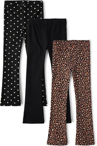 The Children's Place Girls' Flare Legging Pants, Pink Summer in Saudi Arabia