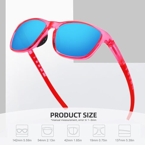 نظارات شمسية رياضية مستقطبة من MEETSUN للنساء والرجال، نظارات شمسية للقيادة والجري وركوب الدراجات والصيد وحماية من الأشعة فوق البنفسجية 400 in Kuwait