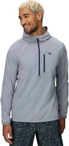 سترة بغطاء للرأس للرجال من Outdoor Research Astroman Air Sun، مقاس M in Kuwait