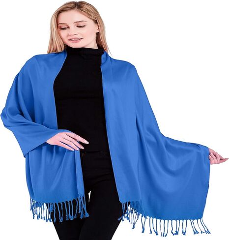 CJ Apparel رمادي أخضر أخضر حكيم أخضر لوريل شاحب/أخضر فاتح بلون شرابات تصميم شال نيبالي وشاح ثواني ملفوف سرق رمي غطاء الرأس الباشمينا مصنوع يدويًا في نيبال جديد in Saudi Arabia