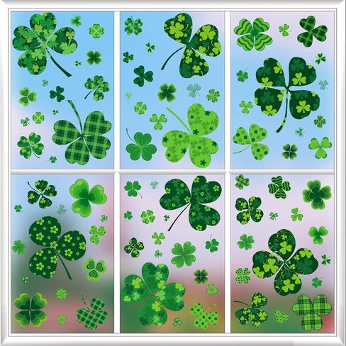152Pcs Christmas Snowflake Window Clings Stickers, 8 Sheets Larger Christmas Window Decorations, Christmas Window Clings Holiday Decor, Xmas Decorations for Home School Christmas Party in Saudi Arabia