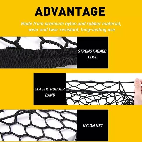 for Ford Maverick Envelope Style Truck Bed Cargo Net - Fits 2022-2024 Maverick Accessories Cargo Net for Pickup Truck Bed - Free Storage Bag - Heavy Duty Carabiners in Kuwait