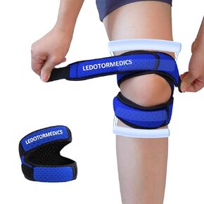 Medical Patella Knee Brace for Knee Pain, (Plus Size) Professional Patellar Tendon Support Strap for Men&Women, Knee Brace for Meniscus Tear, Pain Relief, Arthritis, Tendonitis, MCL, ACL