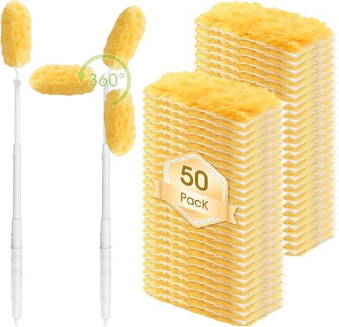 30 Pack Duster Refills Compatible with O-Cedar Duster, Heavy Duty Multi-Surface Duster Replacement, Disposable Replacement Duster Refill(Not Included Handle) in Saudi Arabia