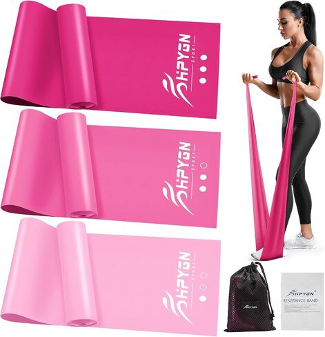 Resistance Bands, Exercise Bands for Physical Therapy, Workout Bands for Home Gym Strength Training and Yoga Starter Set, Strength Training and Yoga Starter Set in Saudi Arabia