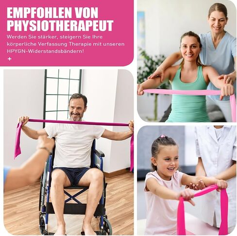 Resistance Bands, Exercise Bands for Physical Therapy, Workout Bands for Home Gym Strength Training and Yoga Starter Set, Strength Training and Yoga Starter Set in Saudi Arabia
