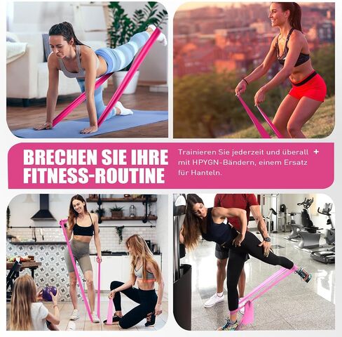 Resistance Bands, Exercise Bands for Physical Therapy, Workout Bands for Home Gym Strength Training and Yoga Starter Set, Strength Training and Yoga Starter Set in Saudi Arabia