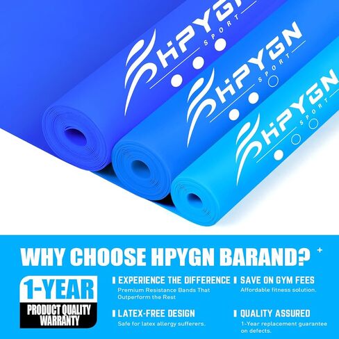 أربطة مقاومة، أربطة تمرين للعلاج الطبيعي، أربطة تمرين لتدريب القوة في صالة الألعاب الرياضية المنزلية ومجموعة المبتدئين لليوجا، مجموعة تدريب القوة ومجموعة المبتدئين لليوجا in Kuwait