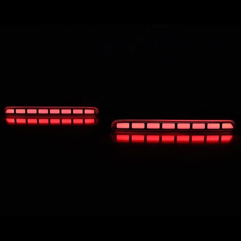LED Rear Bumper Reflector Tail Light Assembly With Driving/Brake/Turn Signal Light Fit for 2023 2024 Honda CRV Fog Light Smoke Lens in Kuwait