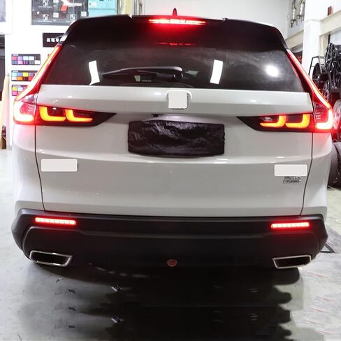 LED Rear Bumper Reflector Tail Light Assembly With Driving/Brake/Turn Signal Light Fit for 2023 2024 Honda CRV Fog Light Smoke Lens in Kuwait