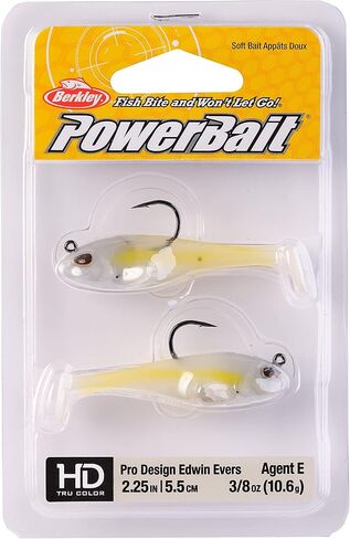 Berkley PowerBait Agent E Fishing Soft Bait, Bruised Sapphire, 3" in Saudi Arabia