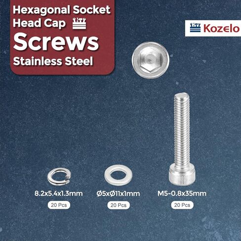 30 قطعة M6 مقبس غطاء الرأس مسامير البراغي والصواميل مجموعة متنوعة - [M6x18mm] 304 الفولاذ المقاوم للصدأ مقبس ألين محرك للطابعة ثلاثية الأبعاد in Kuwait