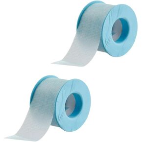 Silicone Surgical Tape 1" x 5yd (2 Rolls) & Nasal Strip x15 | Medical Tape for Skin,Dressings,Face,Wound Care| First Aid Bandage Tape for Sensitive Skin