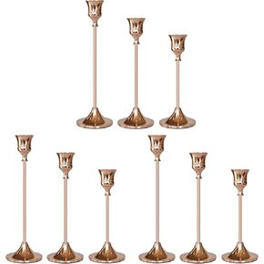 Candlestick Holders Black, 3 Packs Taper Candle Holder for Candlesticks, Candle Sticks Holder Decor for Home Decor in Kuwait