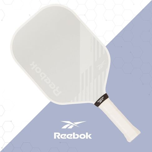 Reebok - Pickleball Set for 2 Players, Carbon Fiber Paddles, Precision Engineered Pickleball Balls with 40 Holes Pattern, Ideal for Sports Enthusiasts in Saudi Arabia