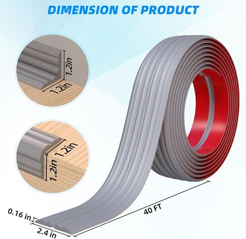 قالب تقليم مرن للزاوية الداخلية والخارجية، قالب حائط قابل للتقشير واللصق مقاس 1.6 بوصة × 20 قدمًا، واقي زاوية الجدار، واقيات زاوية ذاتية اللصق وشريط السد لزاوية حافة الجدار in Kuwait