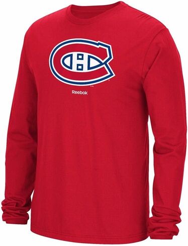 Reebok NHL Men's Jersey Crest Long Sleeve Tee in Saudi Arabia
