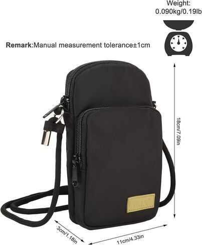 GOX Crossbody Bag for Women Small Size Cell Phone Wallet Purse for Travelling， Travel Purse Shoulder Bag in Kuwait