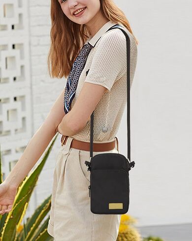 GOX Crossbody Bag for Women Small Size Cell Phone Wallet Purse for Travelling， Travel Purse Shoulder Bag in Kuwait